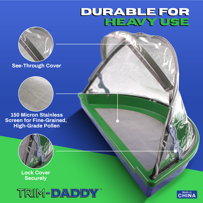 TRIM-DADDY™ Trim Tray with 150 Micron Screen – Trim-Daddy